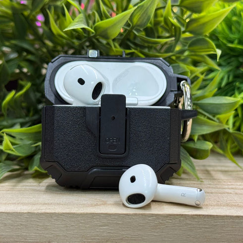 COVER PREMIUM HARD CASE NEGRO AIRPODS 4 GEN